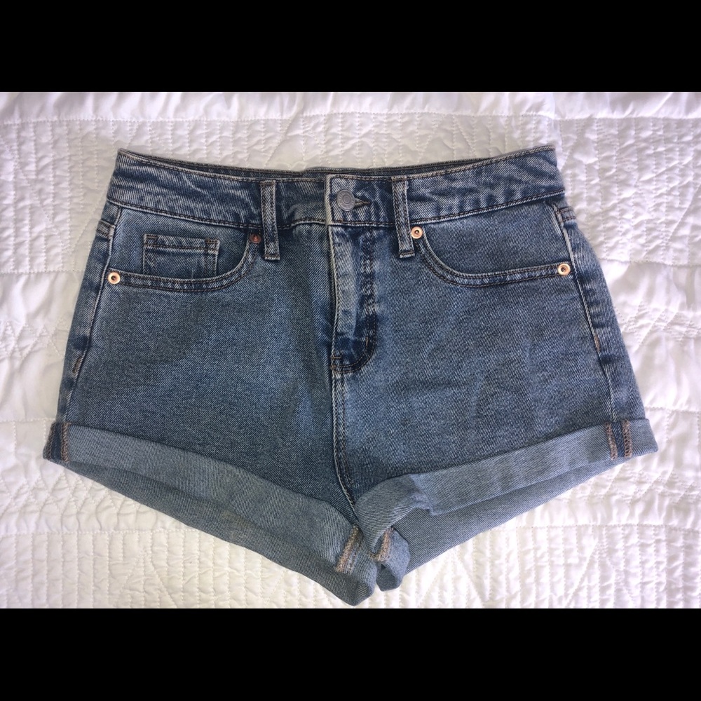 Denim shorts